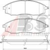 A.B.S. 37541 Brake Pad Set, disc brake